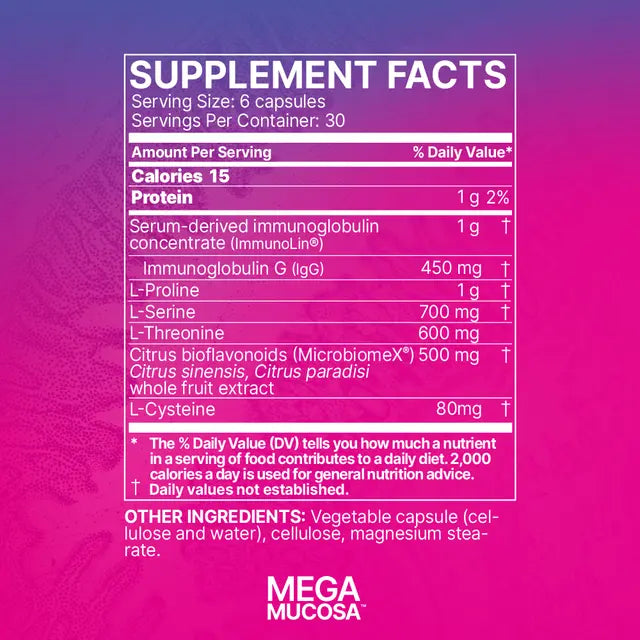 Mega Mucosa™ 180 capsules